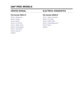 2007 Harley-Davidson V-ROD VRSC Service Manual (P/N 99501-07) – preview page 1