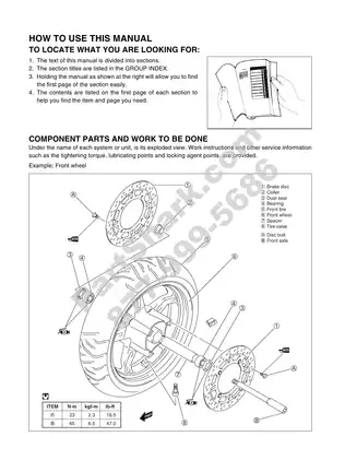 2003-2009 Suzuki AN 650, Burgman 650 repair manual Preview image 4