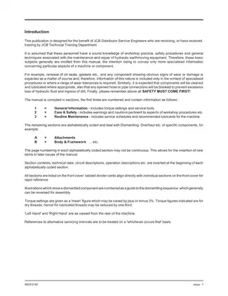 JCB Mini Excavator Service Manual - Model 802 Super (1994-2000) Preview image 2
