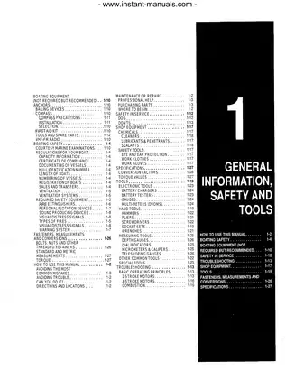 Johnson Evinrude Outboard Motor Service Manual Preview image 3