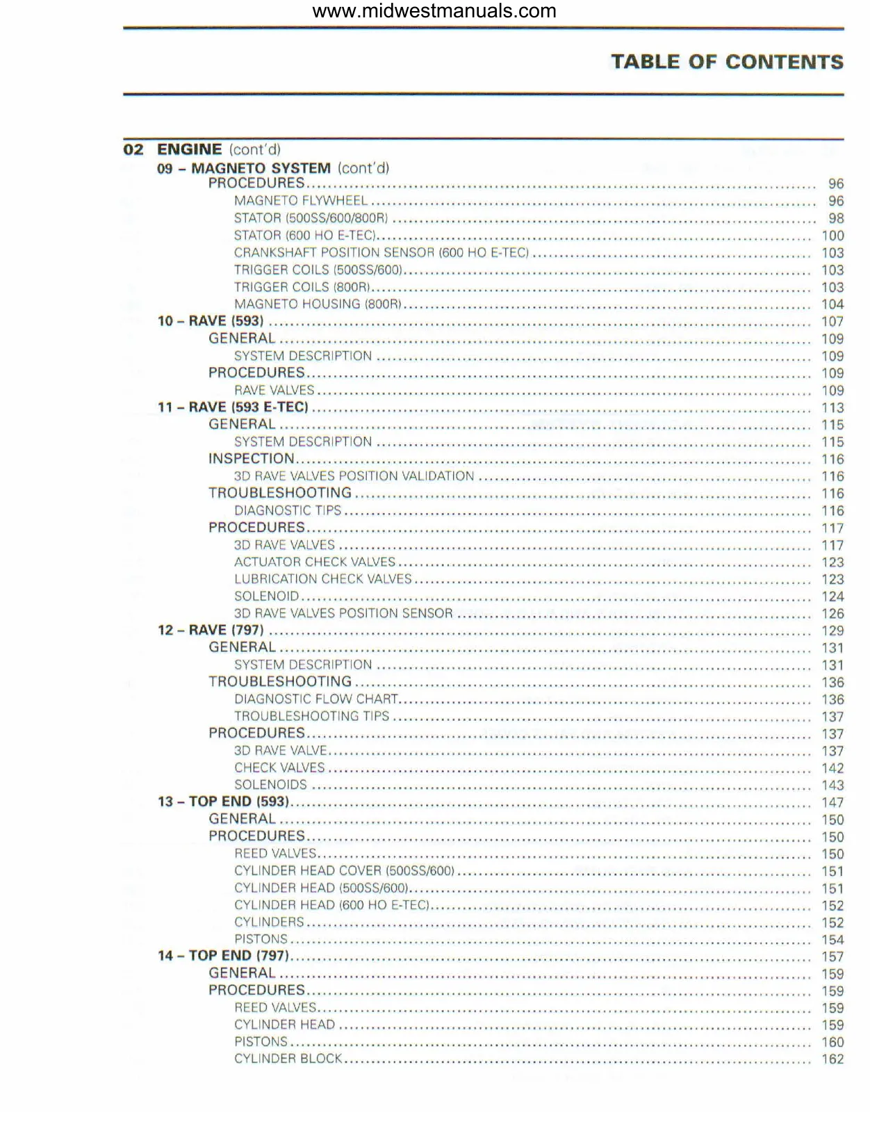 2009-2010 Bombardier Ski-Doo GTX, GSX, GTX, MKZ, Summit service manual Preview image 3