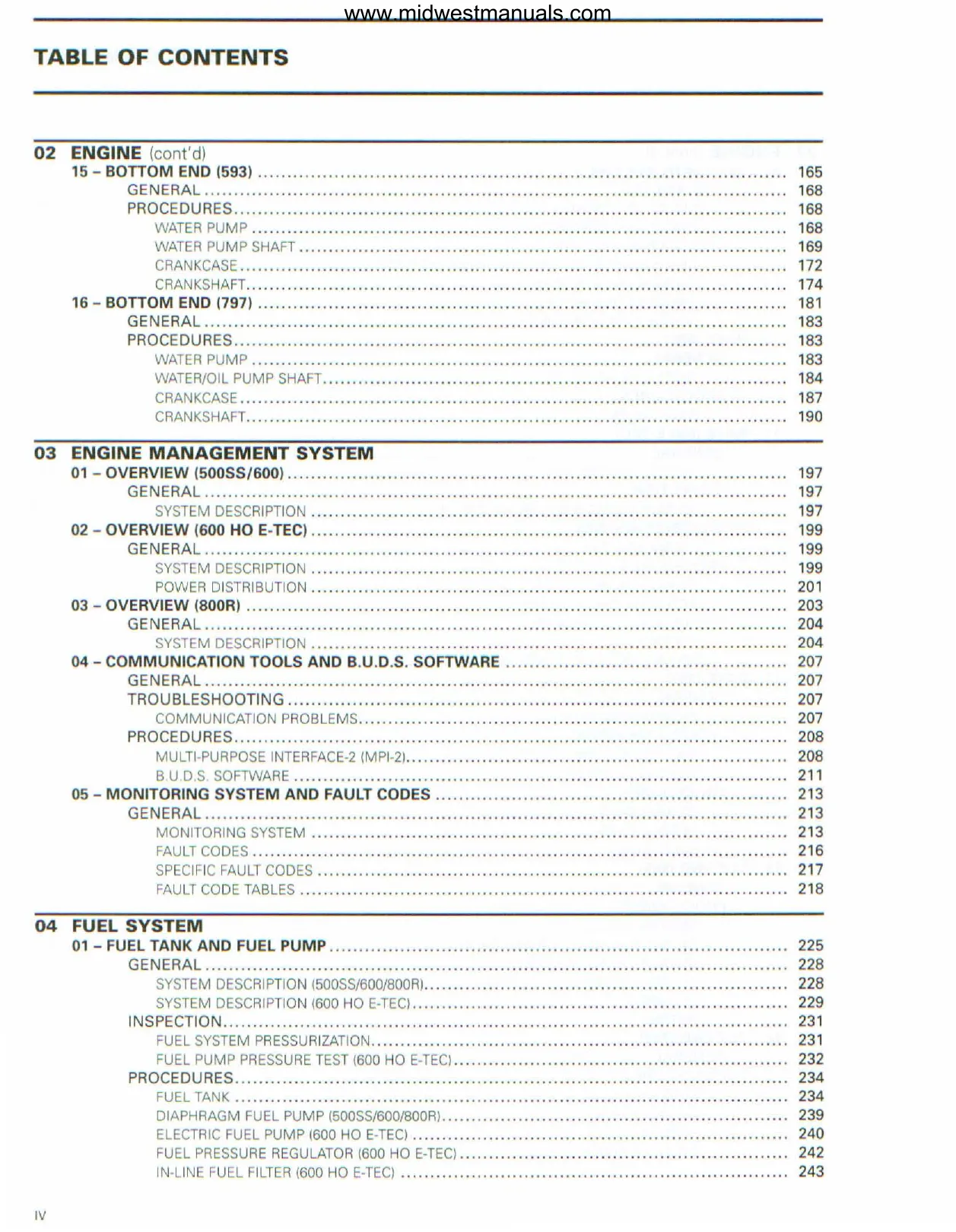 2009-2010 Bombardier Ski-Doo GTX, GSX, GTX, MKZ, Summit service manual Preview image 4