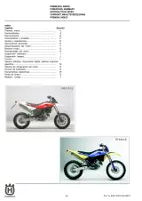 2007 Husqvarna SM 610 / TE 610 Service Manual (P/N 8000 A7918) – preview page 2