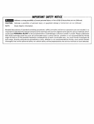 Honda FL350R Manual: Ultimate Service and Repair Guide Preview image 2