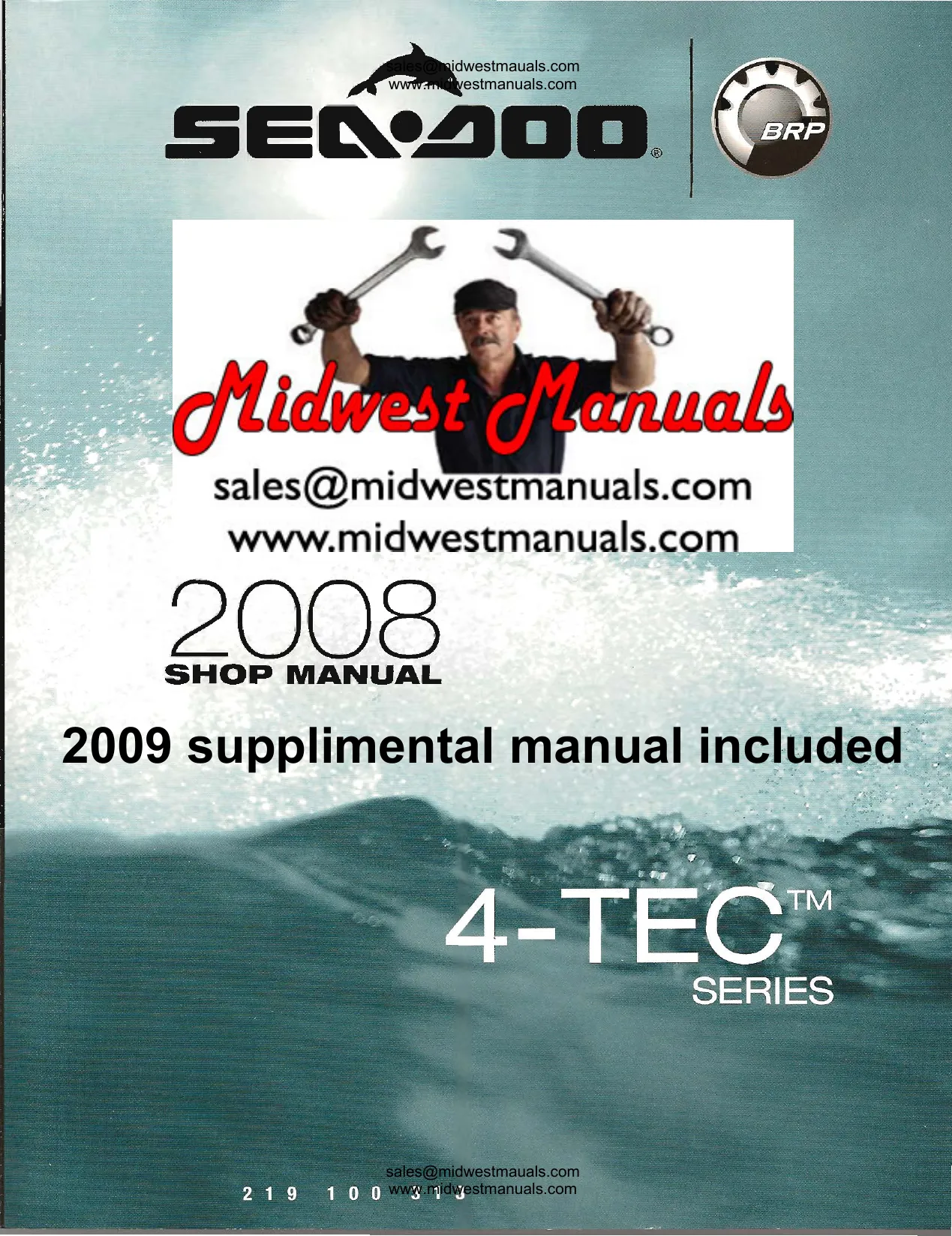 2009 Sea-Doo Personal Watercraft Full Service Manual Preview image 2