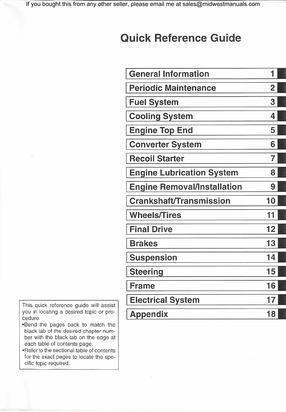 Comprehensive Service Manual for 2005-2009 Kawasaki Brute Force 650 Preview image 3