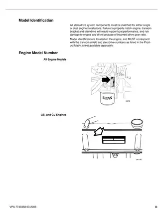 Volvo Penta 3.0 GS A/B/C and 3.0 GL A/B/C marine engine workshop manual Preview image 5