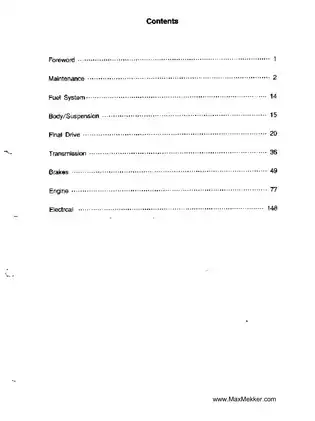 Comprehensive ATV Service Manual for Model No. 8260: Maintenance & Repair Guide Preview image 3