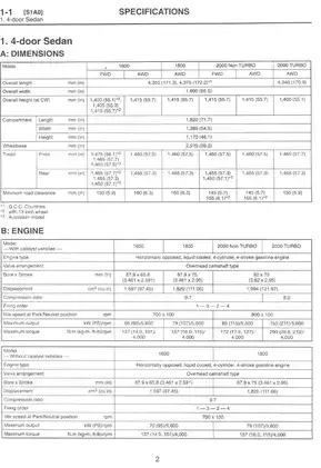 1997-2001 Subaru Impreza repair manual Preview image 3