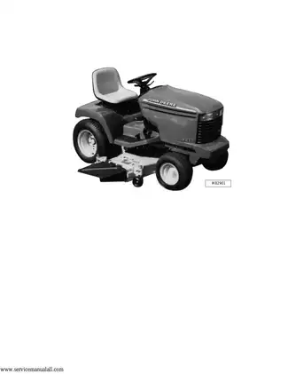 John Deere 325, 335, 345 lawn and garden tractor repair manual Preview image 2