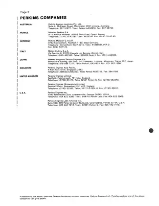 Perkins 4.108, 4.107 and 4.99 Diesel Engine Workshop Manual Preview image 2