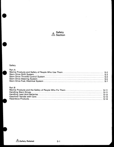 OMC Cobra Sterndrive 2.3L-5.8L Outboard Marine Corporation Service & Repair Manual (PN 909570)