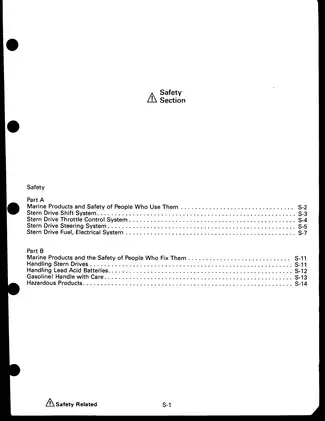 OMC Cobra Sterndrive 2.3L-5.8L outdrive service manual