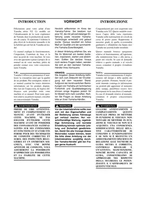 Yamaha YZ250F (2006) Owner's Service Manual - Complete Guide to Maintenance and Operation Preview image 5