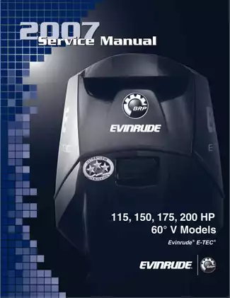 Evinrude E-TEC Outboard Service Manual (2006)