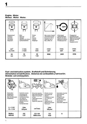 Husqvarna 254 Chainsaw Workshop Manual Preview image 4