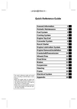 Kawasaki Brute Force 750 4x4i Service Manual - Comprehensive Guide and Repair Instructions Preview image 3
