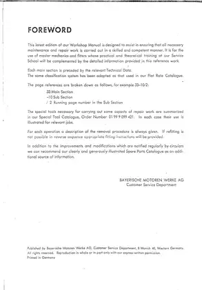 1973-1976 BMW R90, R90S, R 90/6 service manual Preview image 5