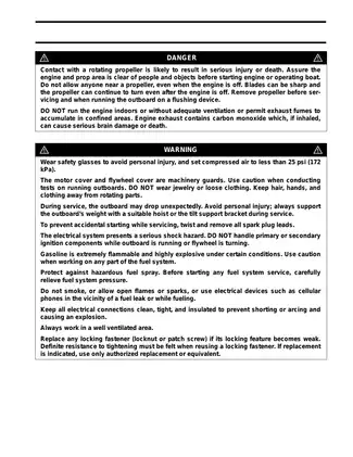Johnson 2.5 HP 4-Stroke Outboard Engine Service Manual Preview image 5