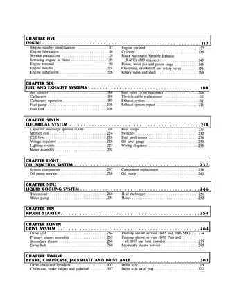 1985-1989 Bombardier Ski-Doo Formula Mach I,  MX, Plus LT snowmobile manual Preview image 3