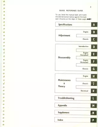 1976-1980 Kawasaki KZ1000 service manual Preview image 4