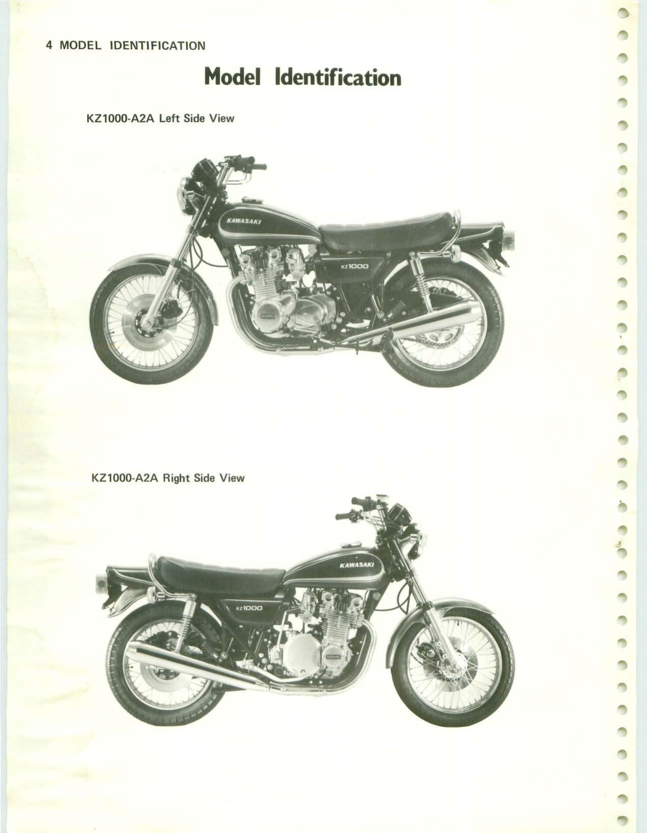 1976-1980 Kawasaki KZ1000 service manual Preview image 5