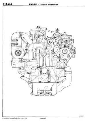 1991-1999 Mitsubishi Pajero engine service manual Preview image 4