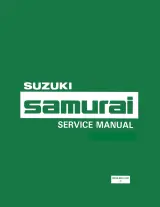 Suzuki Samurai SJ 410 Manual, 1987 edition (P/N 99500-83310-33E) – preview page 1