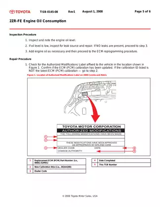 2009-2010 Toyota Corolla shop manual Preview image 5