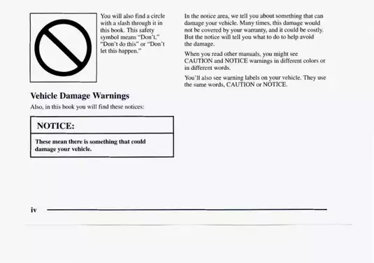 1998 Chevrolet Express Owner’s Manual - Comprehensive Vehicle Guide for Chevrolet Owners Preview image 5