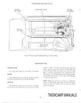 Singer 221 Sewing Machine Service Manual – preview page 2