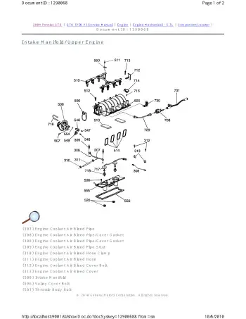 2005 Pontiac GTO Service Manual (P/N 1520823, 1549445)