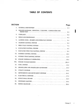 Cessna Model 210-Series Aircraft Service Manual (1970-1976) Preview image 5