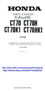 1969–1982 Honda CT70, CT70H, CT70K1, CT70HK1 Parts Catalog (P/N HC 37507) – preview page 2