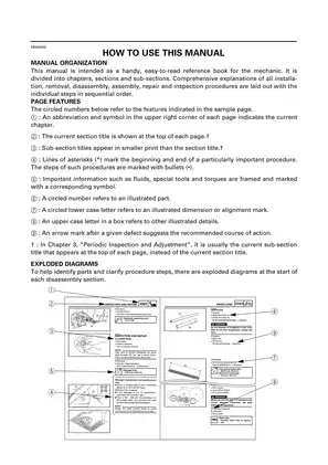 1999-2006 Yamaha Bear Tracker 250,  YFM250X(L) repair manual Preview image 4