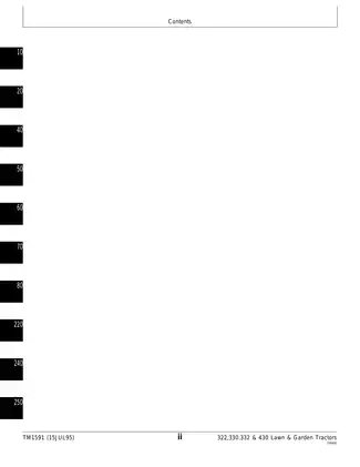 Comprehensive Service Manual for John Deere 322, 330, 332 & 430 Lawn and Garden Tractors Preview image 4