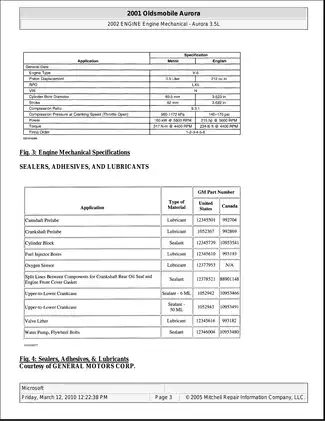 1998-2002 Oldsmobile Intrigue shop manual Preview image 3