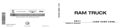 2011 RAM Truck 1500/2500/3500 Owner's Manual (P/N 11D241-126-AB)