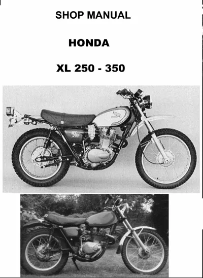 1971–1977 Honda XL250 / XL350 Workshop Manual