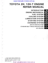Toyota 2H, 12H-T Engine Repair Manual (P/N RM012E, 36044E) – preview page 3
