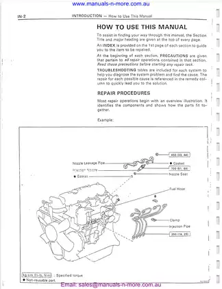 Toyota B, 3B, 11B, 13B, 13B-T repair manual Preview image 4