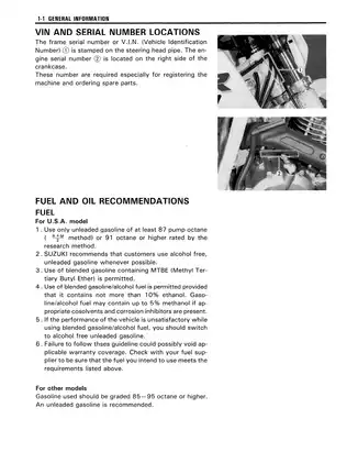 Comprehensive Service Manual for Suzuki DR250 Motorcycle (1990-1995) Preview image 5