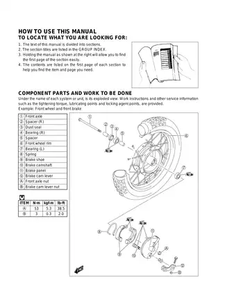 Suzuki DR-Z70 Service Manual (2009 Model) Preview image 5