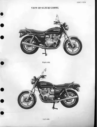 1978-1983 Suzuki GS850G service manual Preview image 5