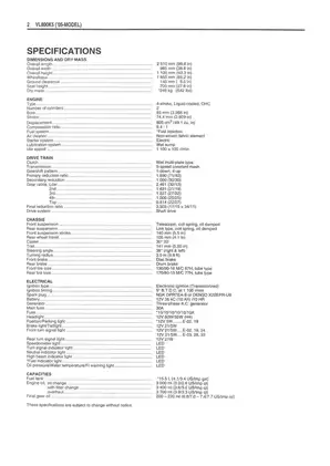 2005 Suzuki VL800 Volusia service manual Preview image 3