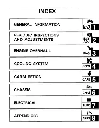 1986-1987 Yamaha FZX700S, FZX700SC service manual Preview image 5