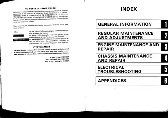 1984 Yamaha IT490(L), IT250(L) owner´s service manual Preview image 4