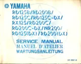 1974–1978 Yamaha RD125 / RD200 Service Manual (P/N 507-28197-81) – preview page 1