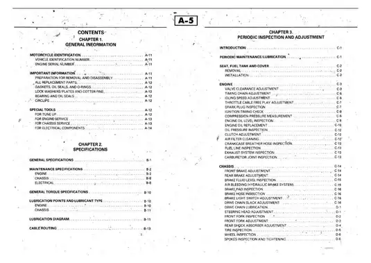 1995 Yamaha TT250RF, TT250 trail bike service manual Preview image 5