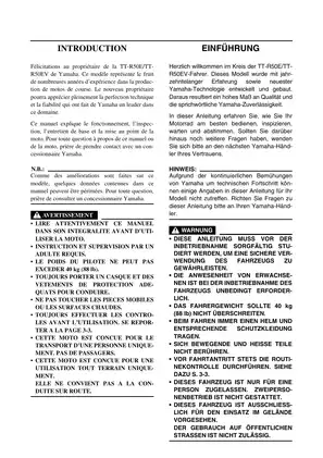 2006-2009 Yamaha TT-R50E, TTR50 owner´s service manual Preview image 5